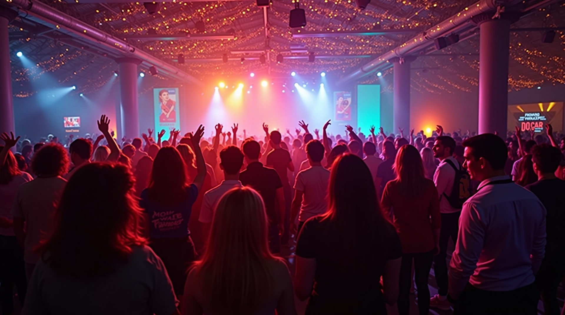 イベント会場の賑やかな雰囲気