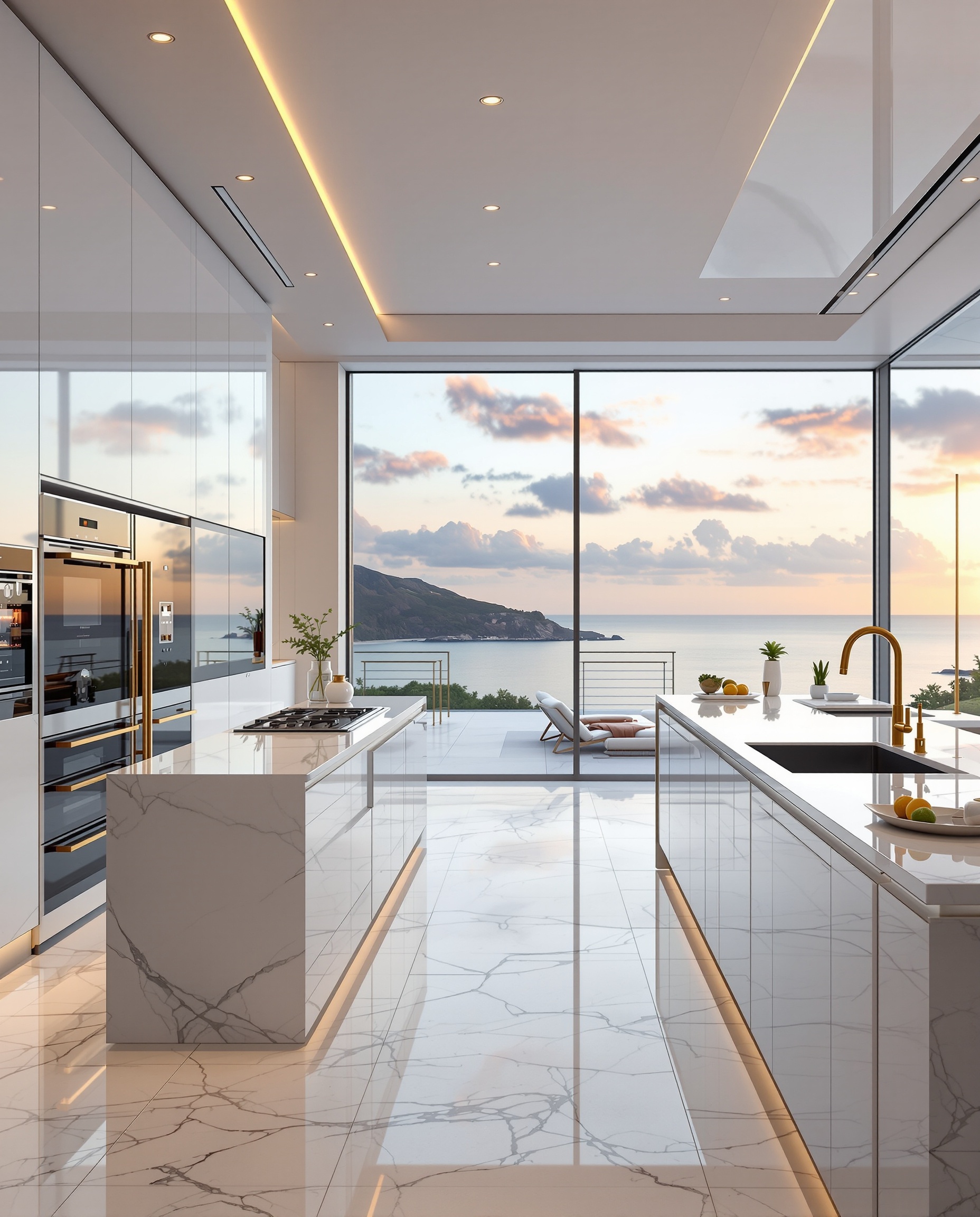 Modern Villa Mutfağı