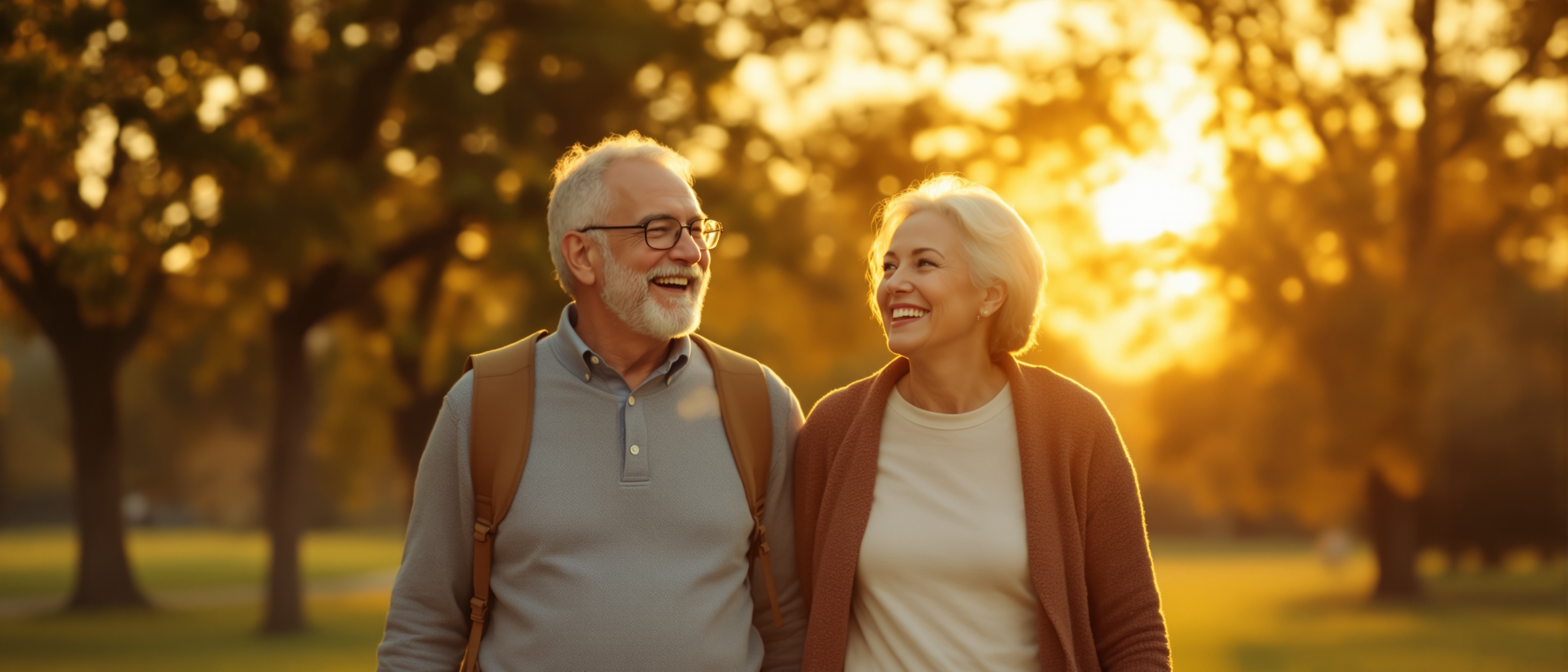 Healthy couple enjoying life