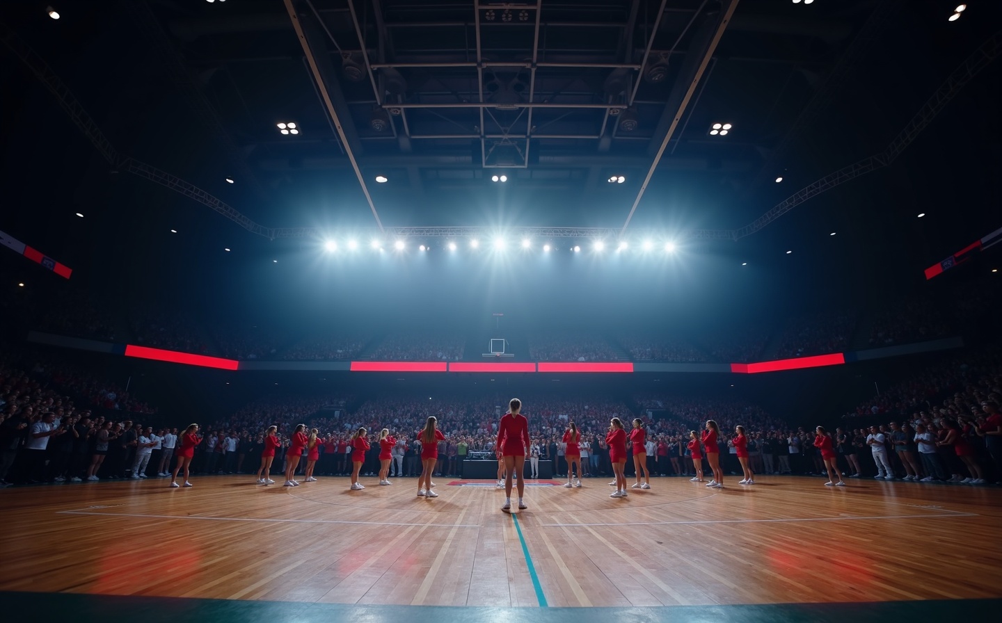 Cheer competition arena