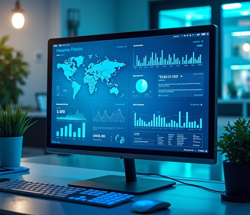 Dashboard de gestão de saúde digital