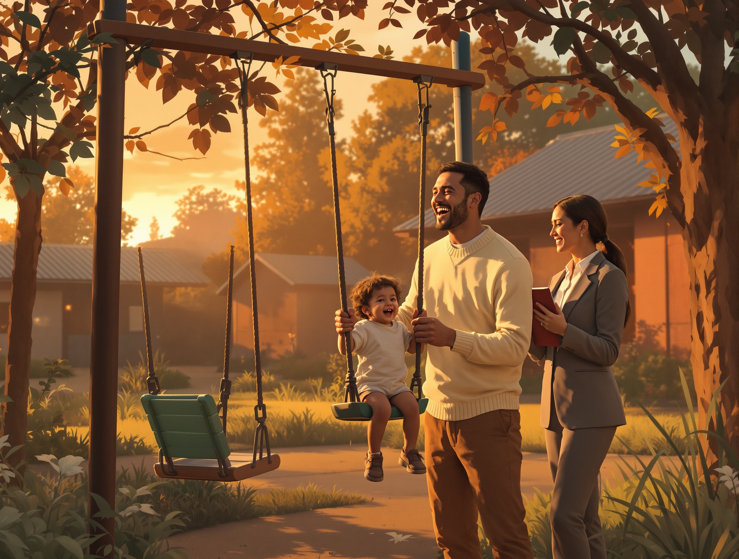 児童養護施設の温かな遊び場