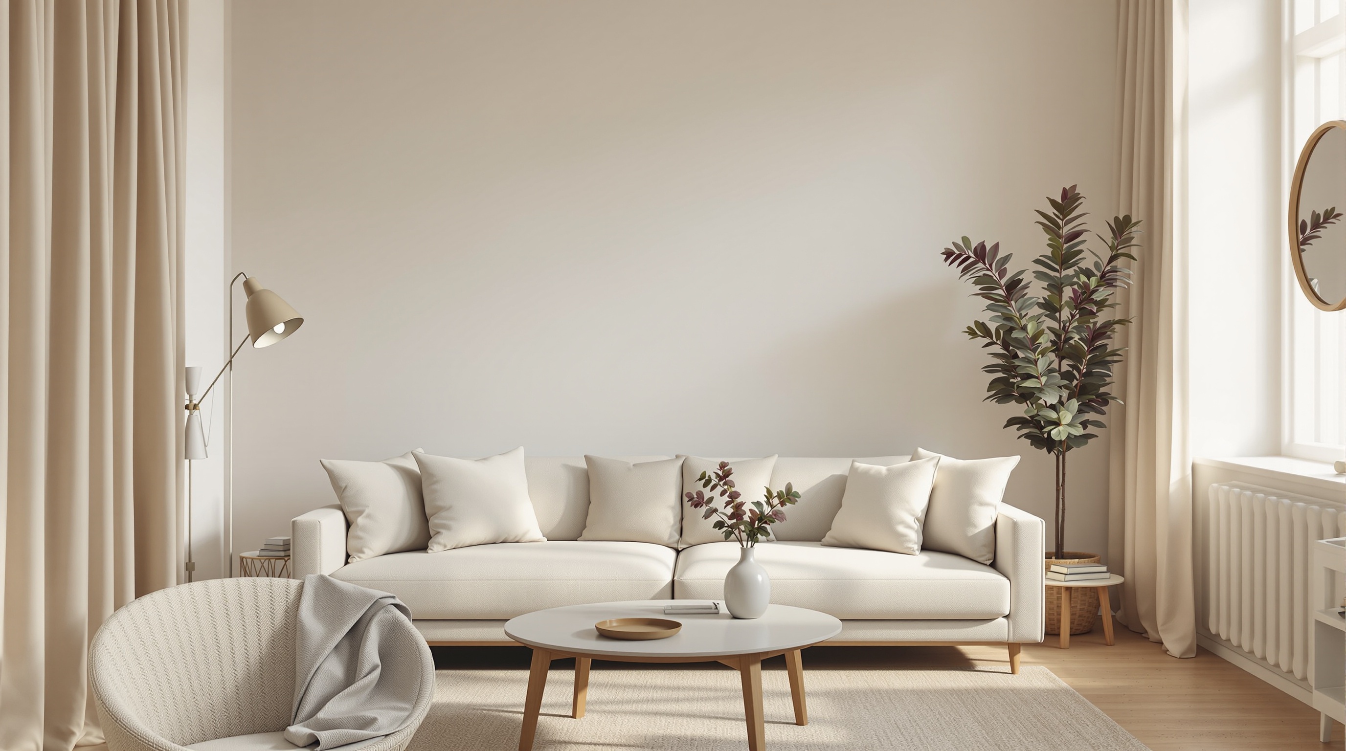 Small Apartment Soft Neutrals — How to Style a Compact Space