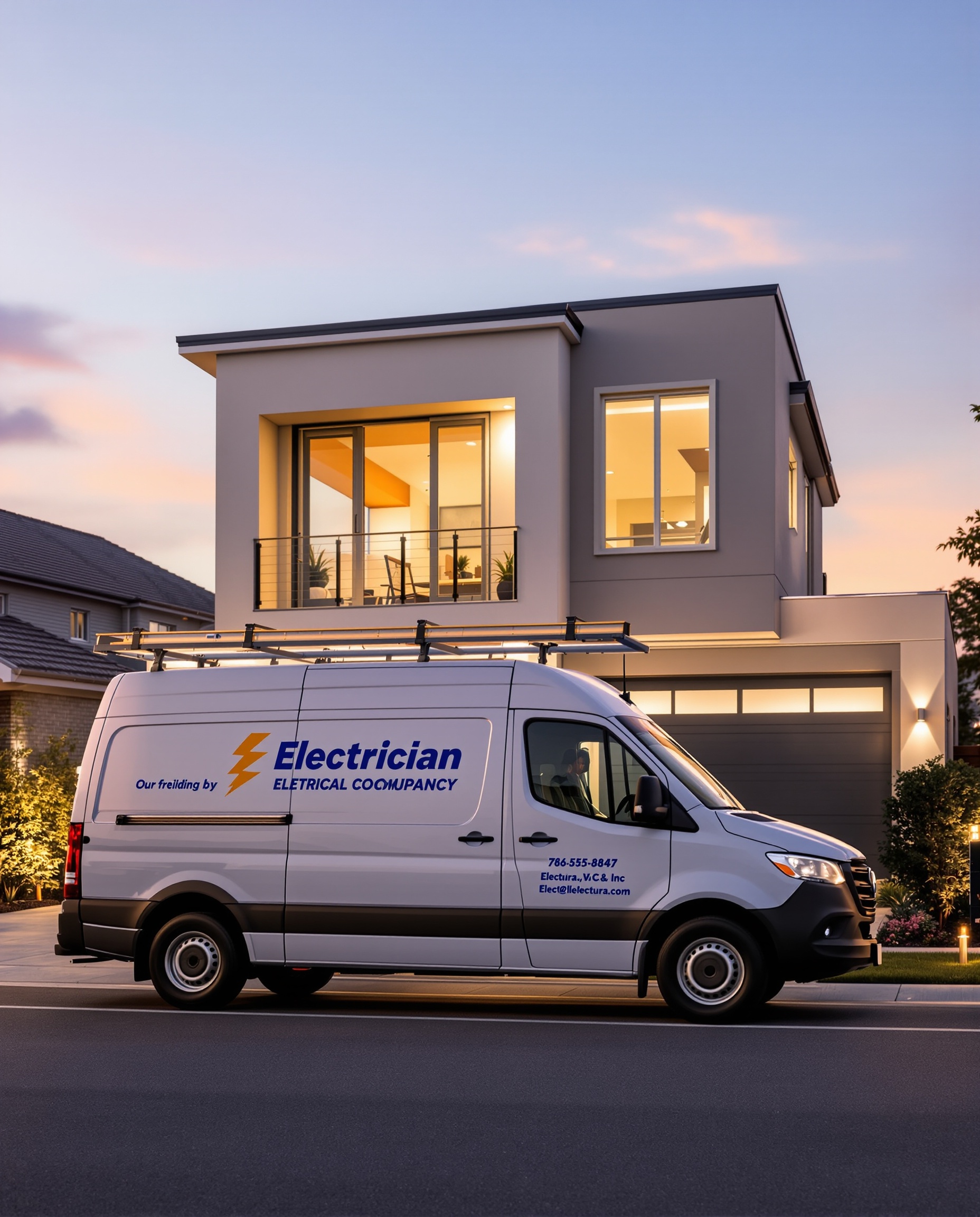 HM Electrical Manchester service vehicle