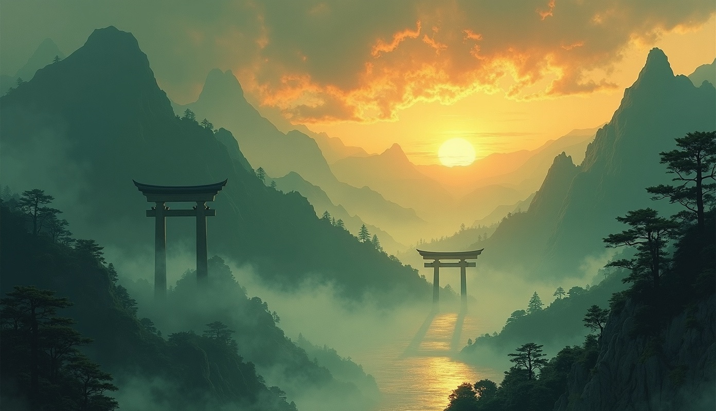 Kozakura landscape
