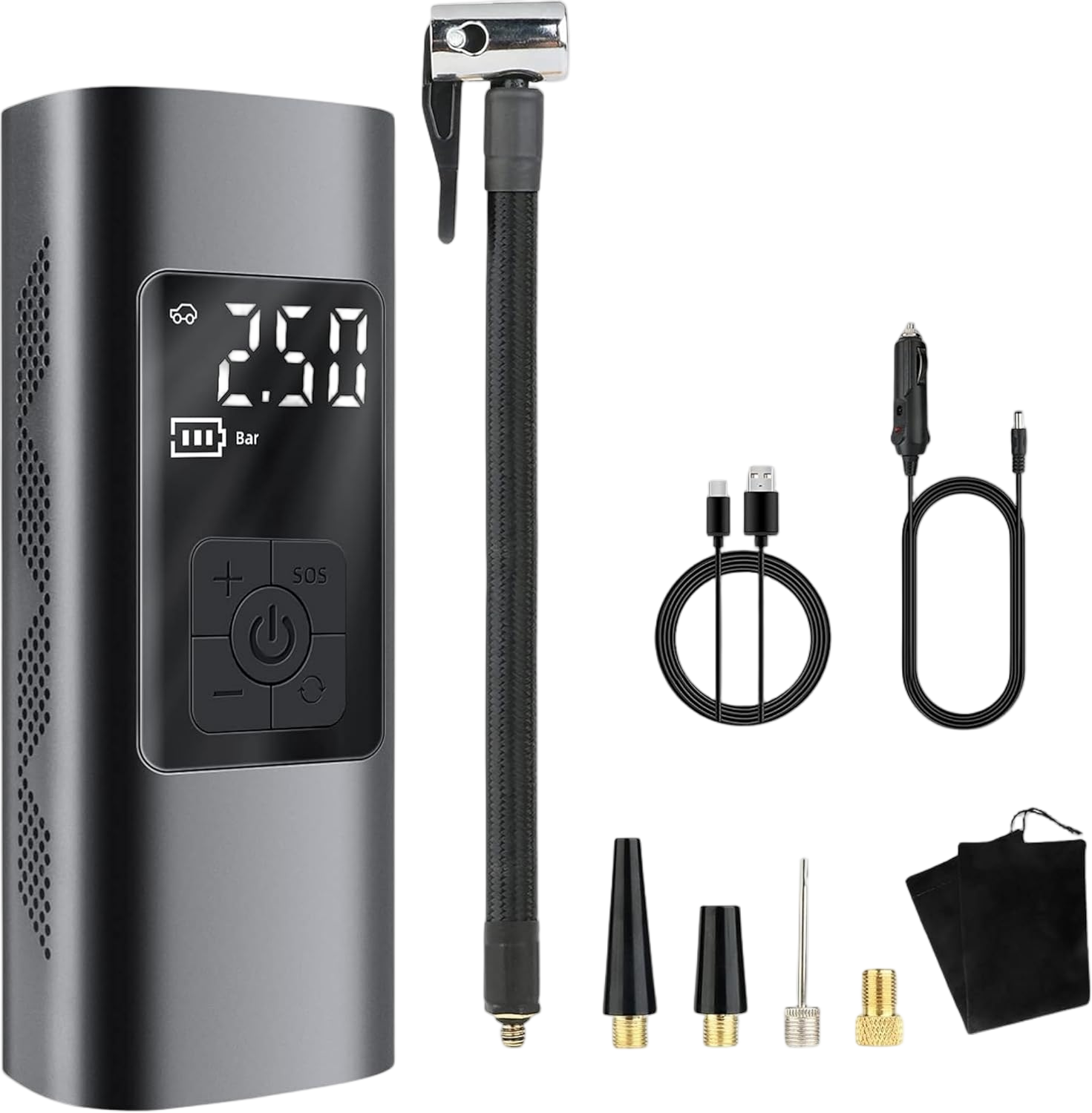 Cordless Smart Tyre Inflator for Car