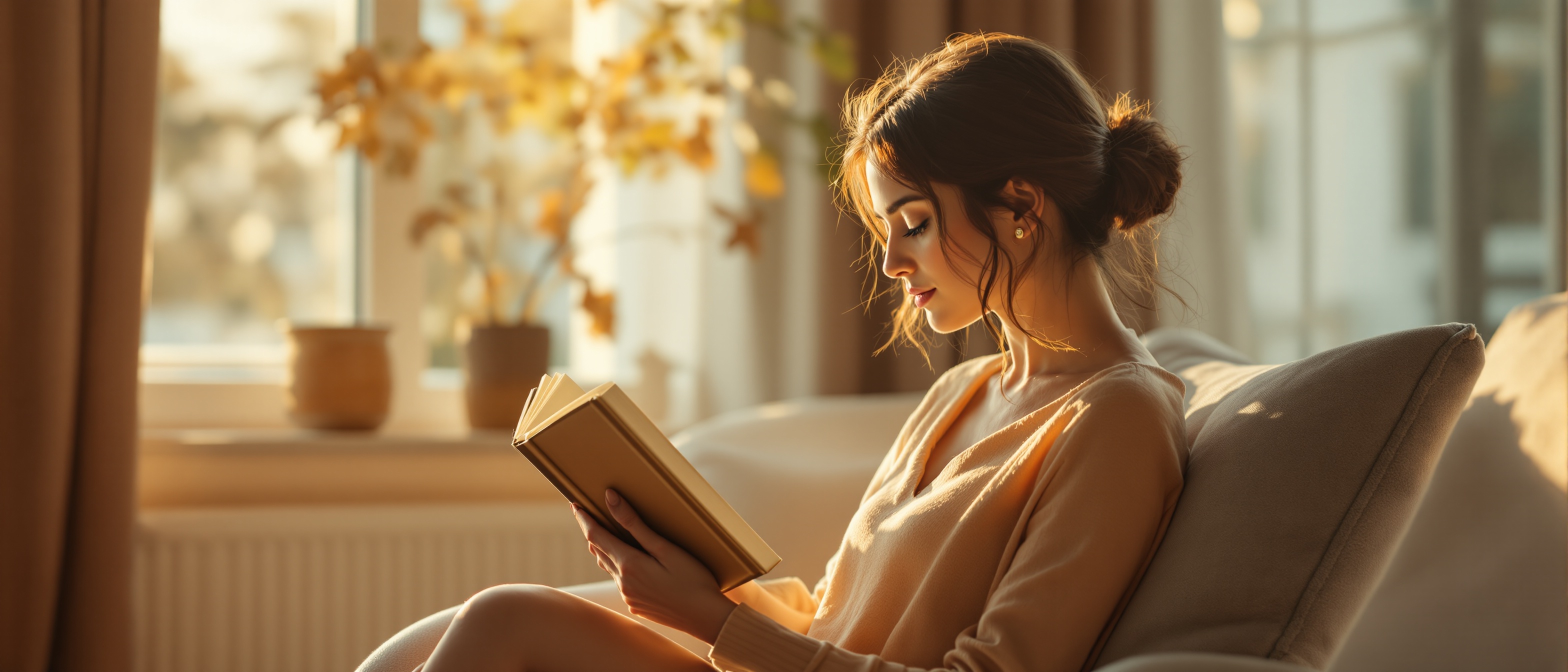 Moment de lecture paisible