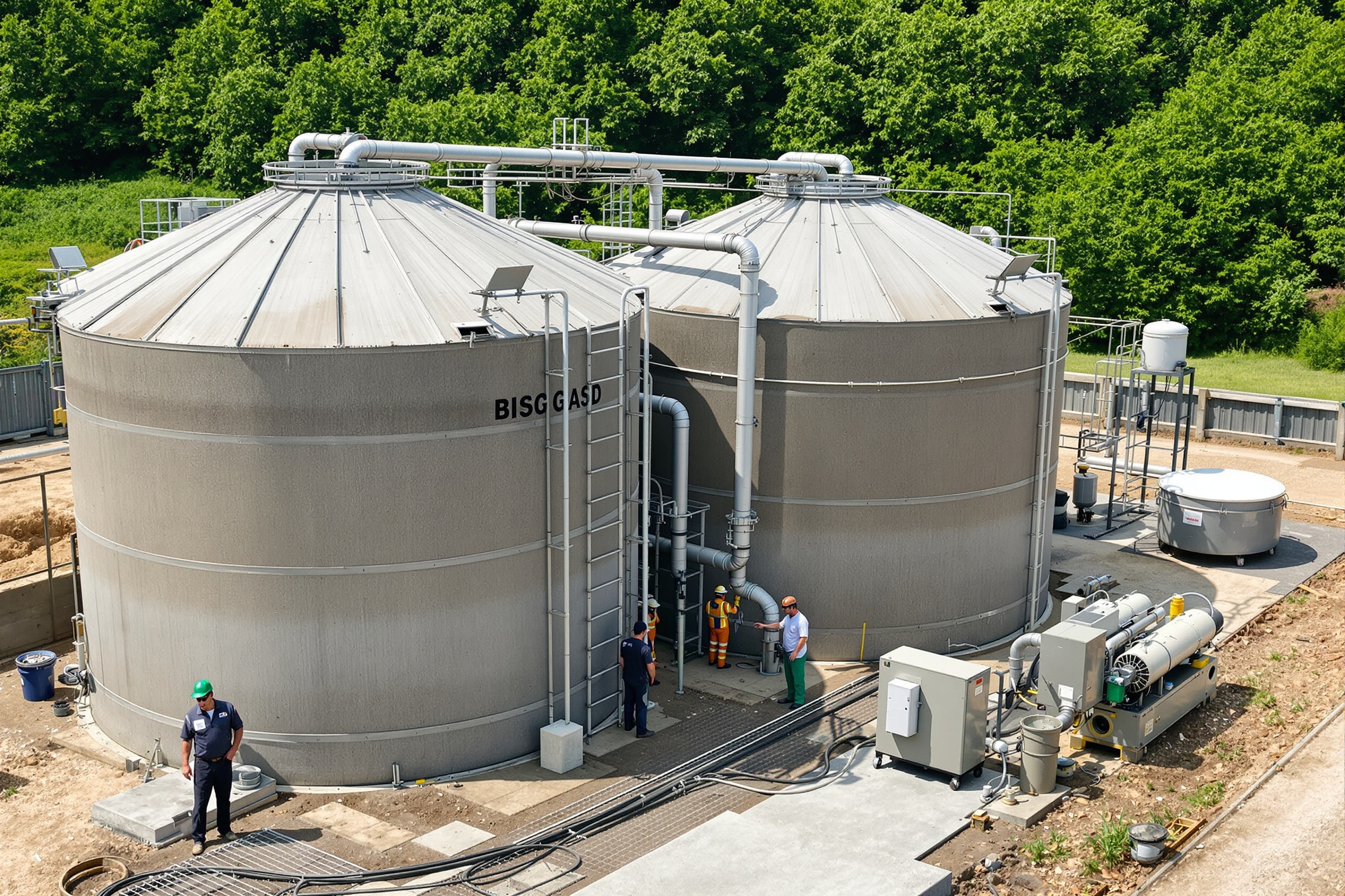 Réservoir de fermentation de fumier partenaire APE