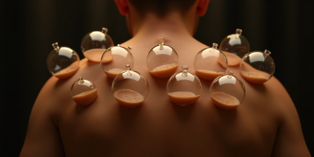 Ventouses en action sur le dos