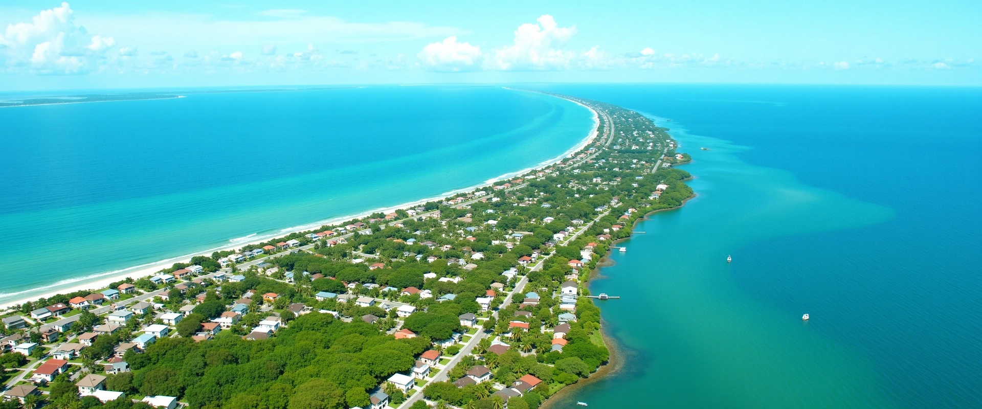Gulf Coast Florida service area map aerial view
