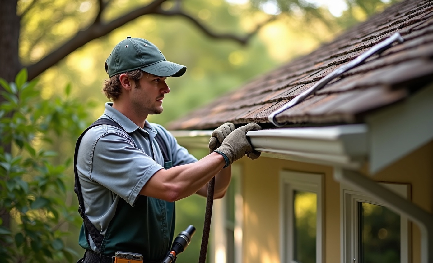 Gutter Cleaning Austin TX — professional debris removal and downspout clearing