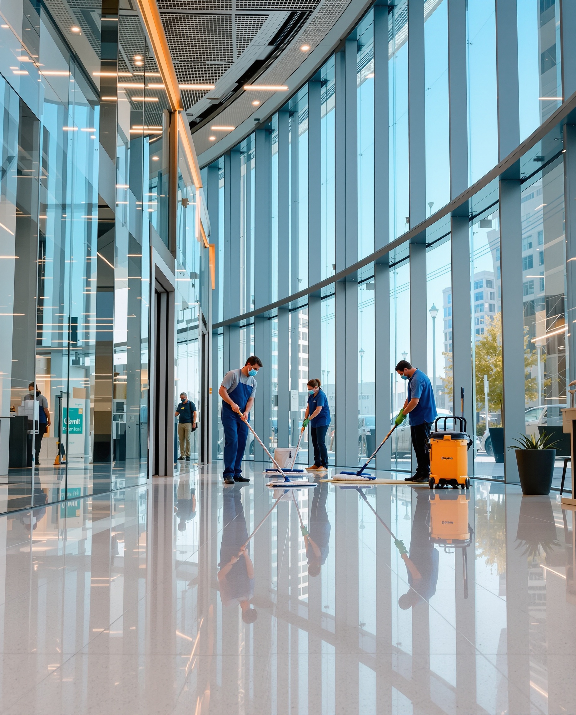Entretien ménager commercial et industriel