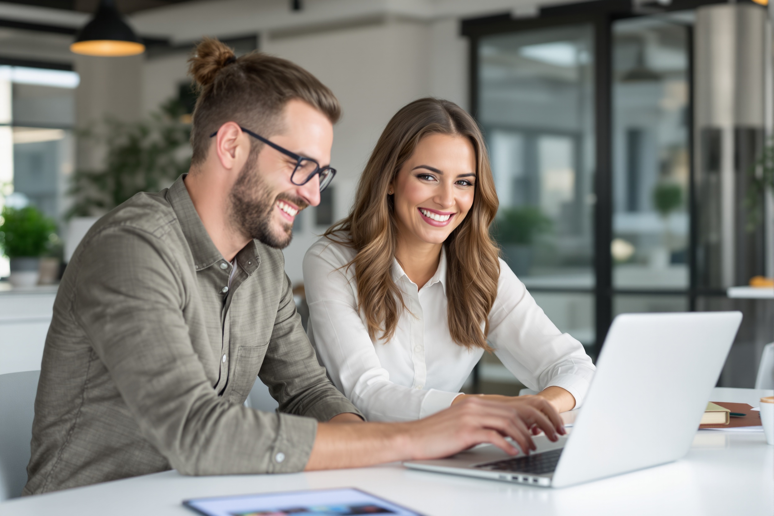 Ondernemers aan het werk