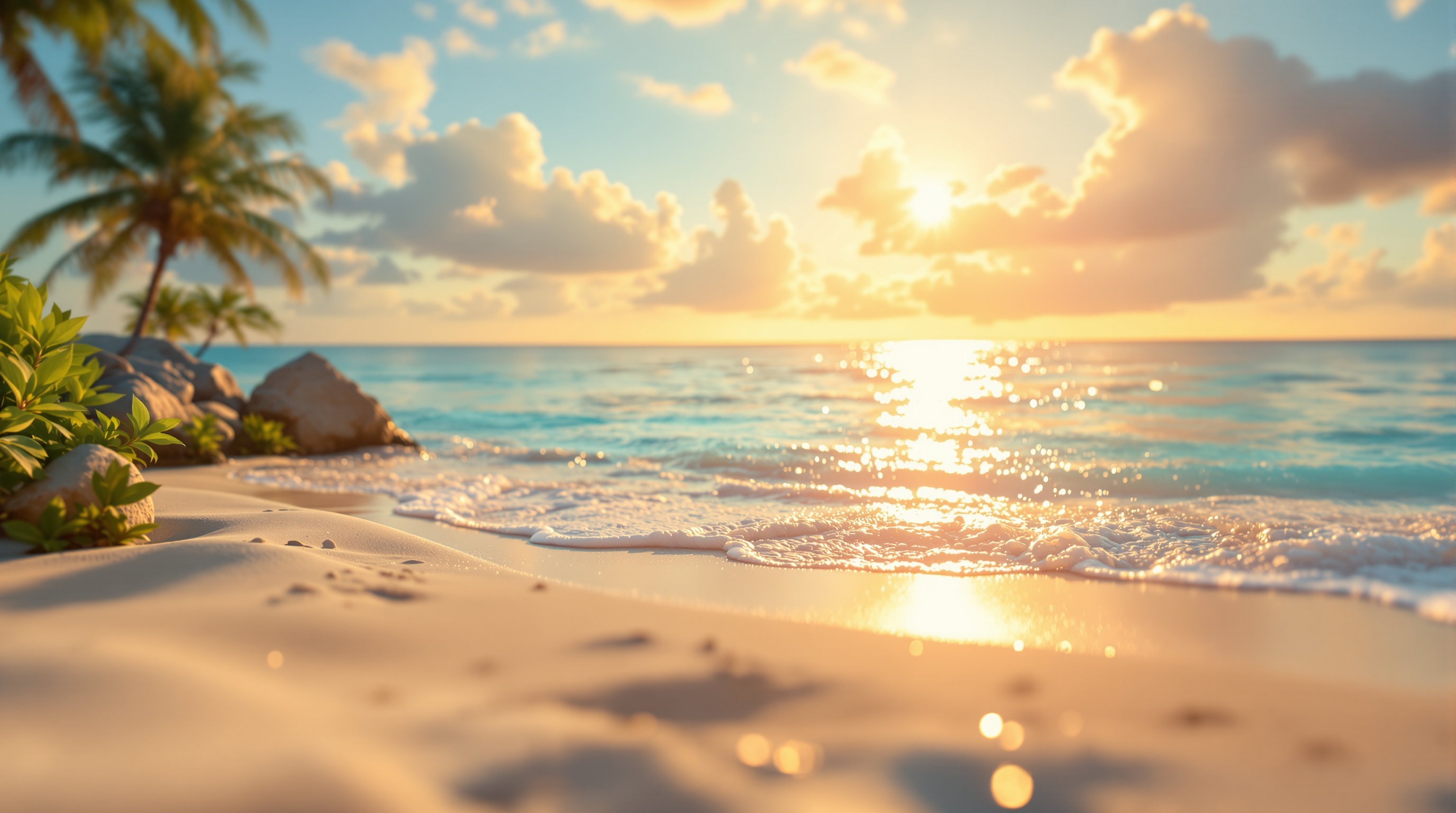 Summer resort lifestyle background