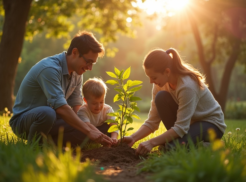 Family growing together