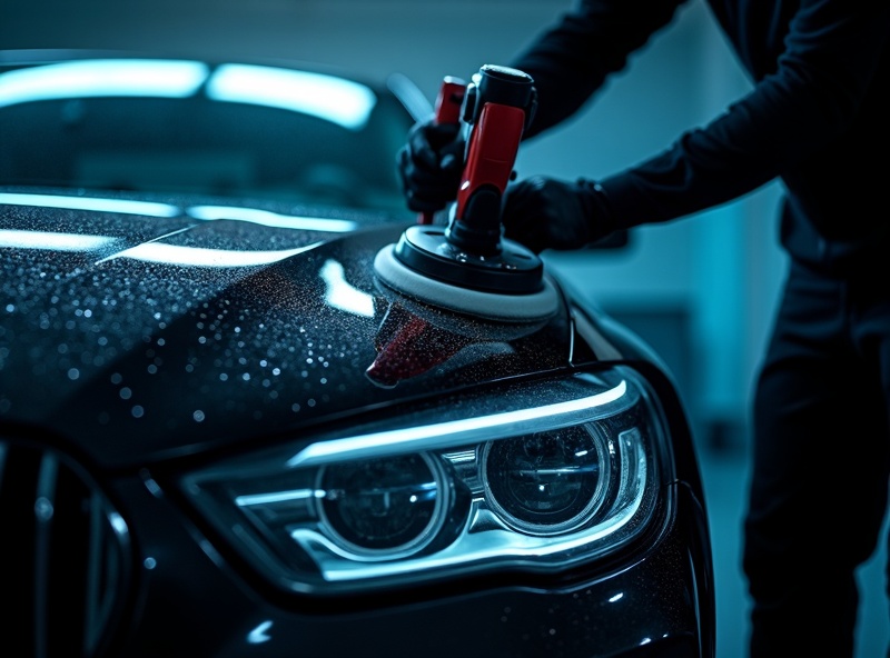 Professional detailing in action