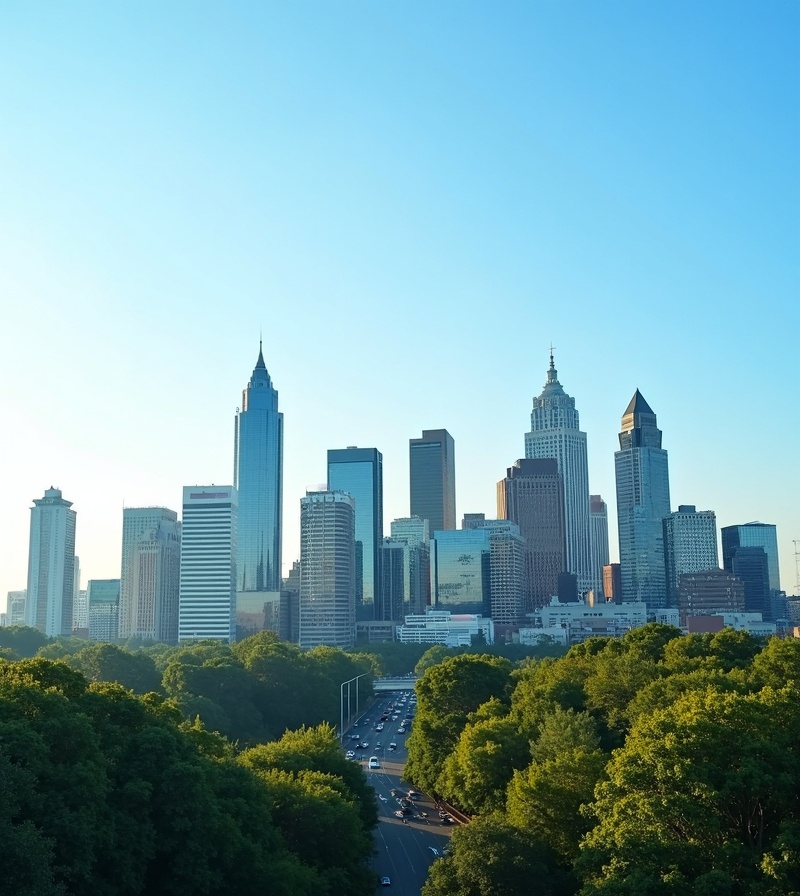 Atlanta City Skyline