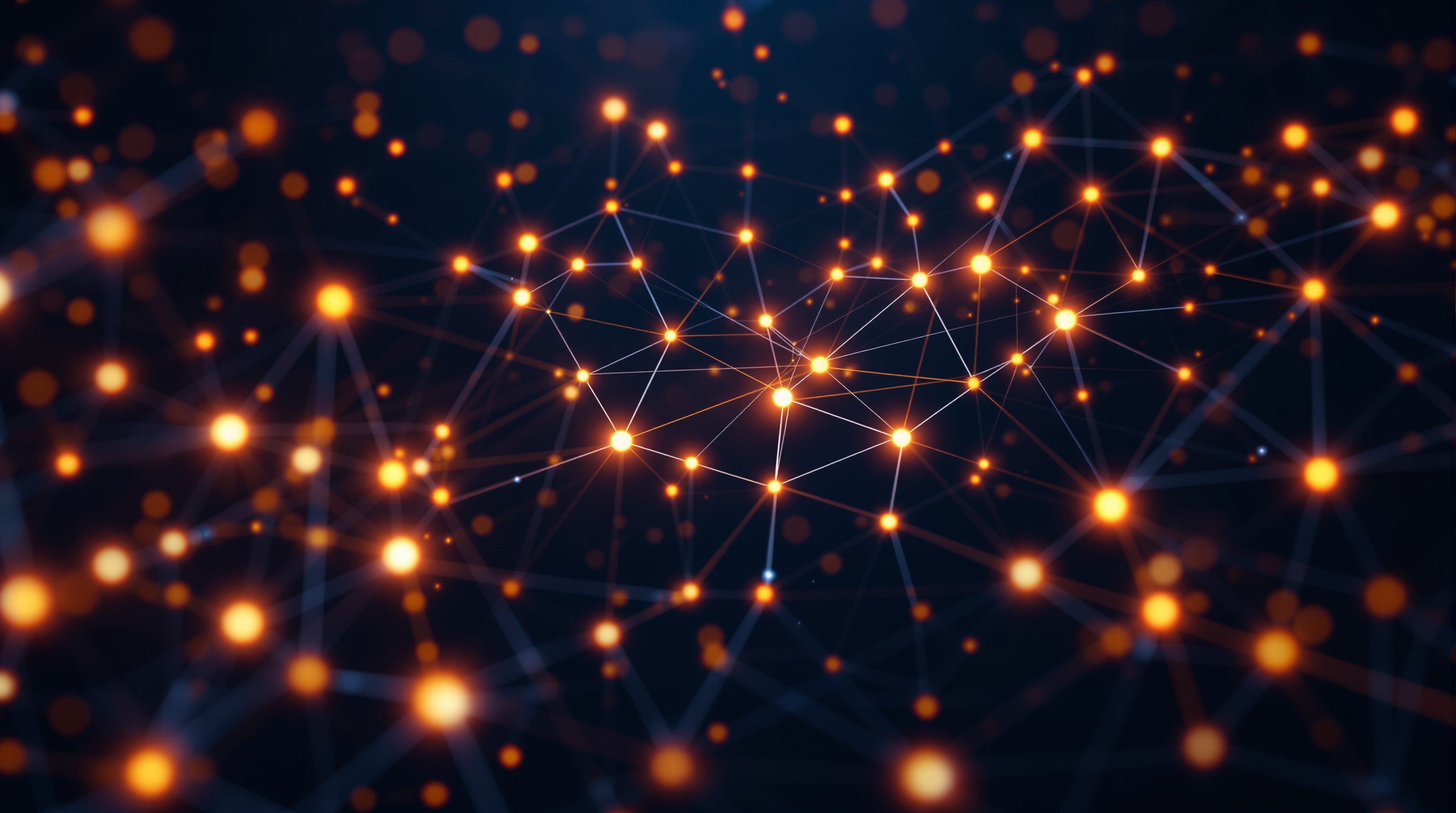 AI infrastructure network background