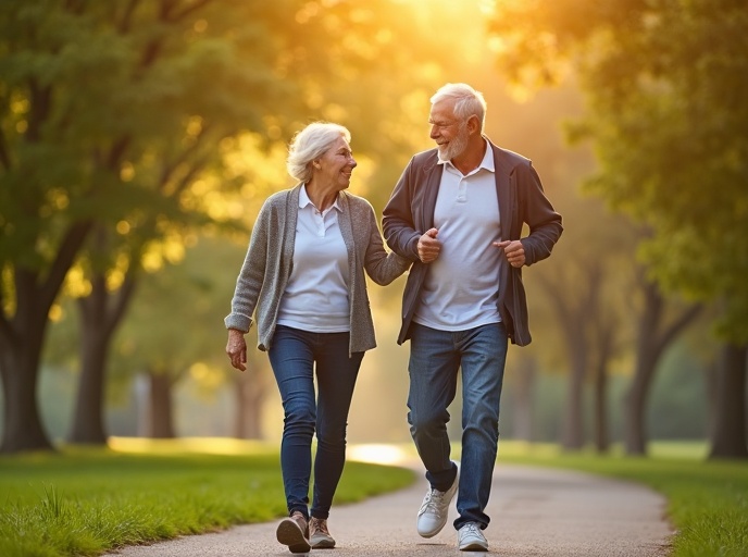 Anti-aging walking program