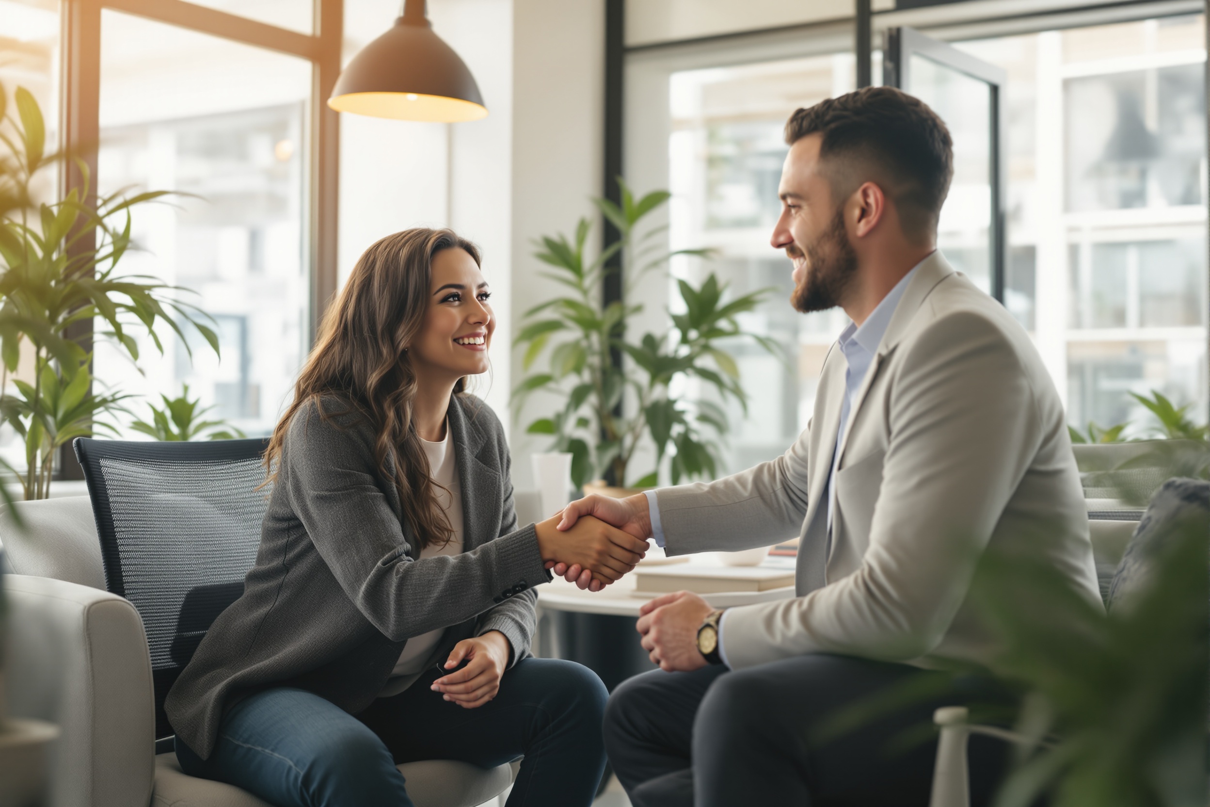 İş ortaklığı görüşmesi