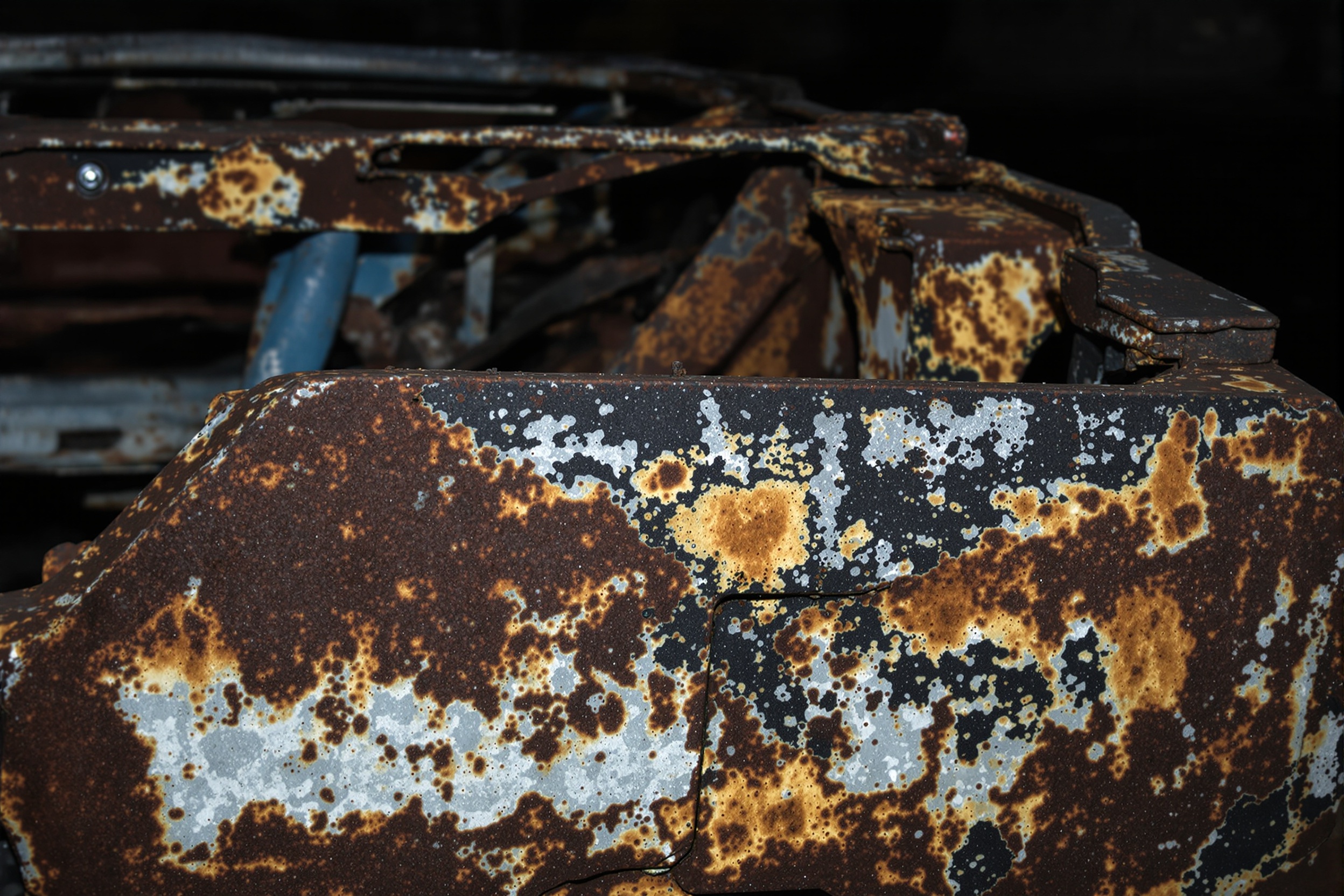 Before dustless blasting