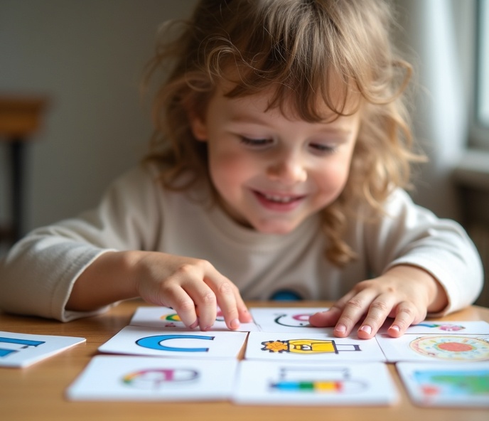 Niño aprendiendo con el Método Letrinauta