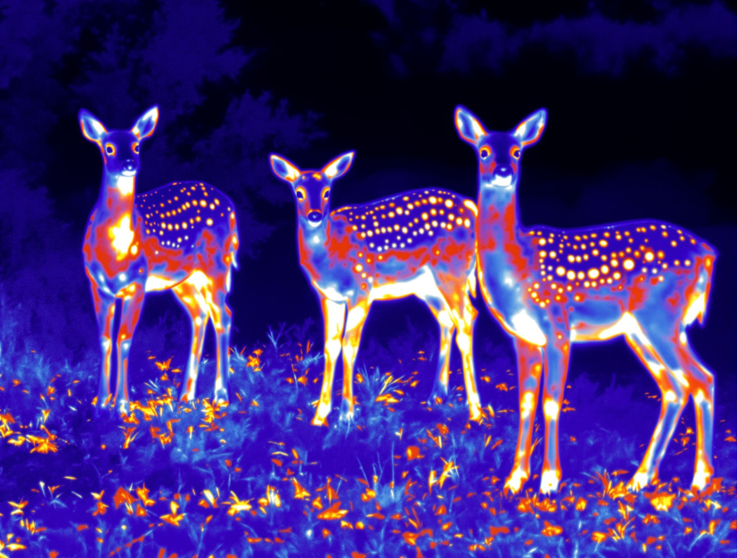 Thermal deer population survey