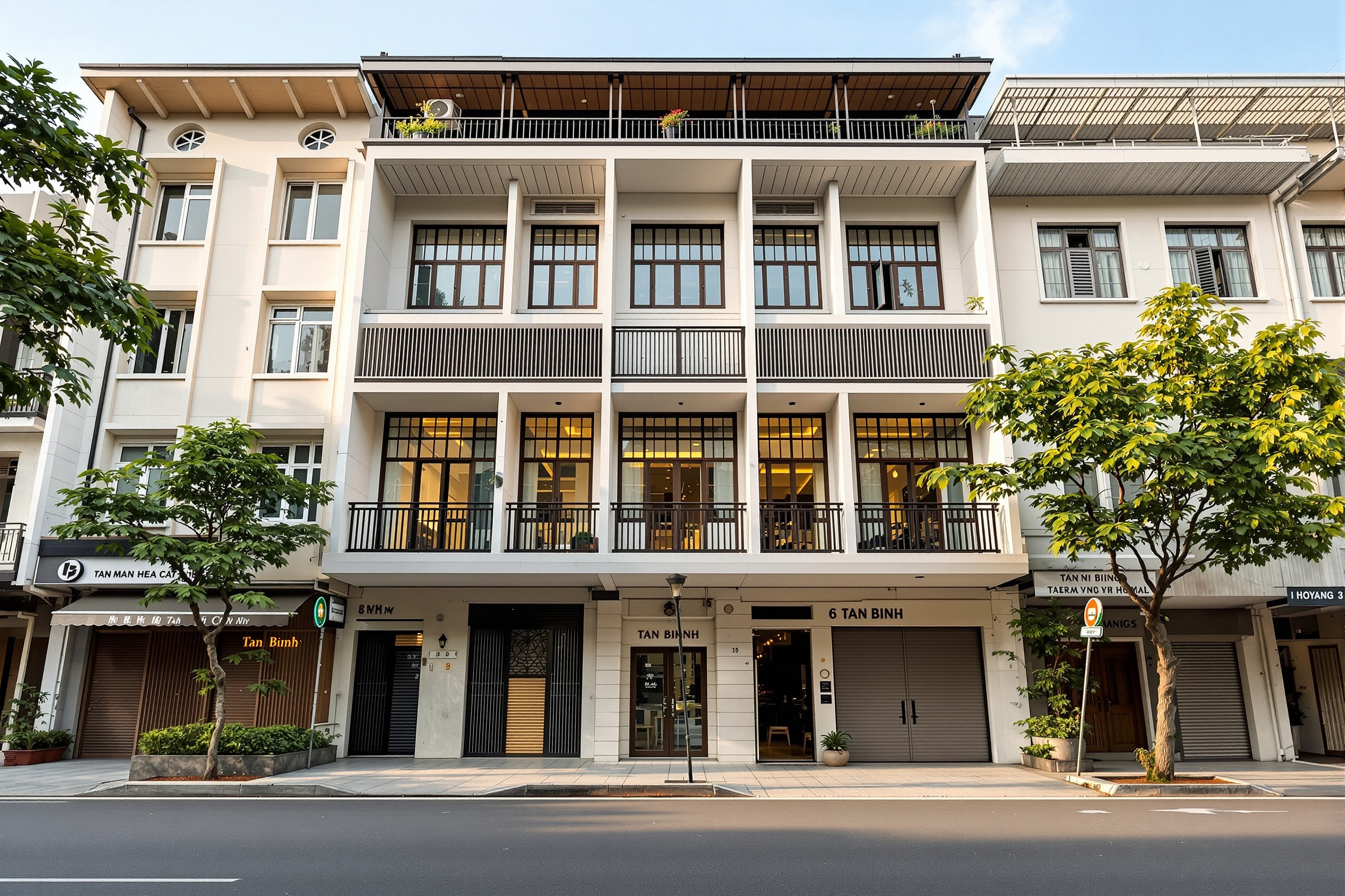 Tòa nhà 6 tầng 20 phòng cho thuê – đường Sao Mai Tân Bình TP.HCM – tối ưu khai thác dòng tiền nhà phố