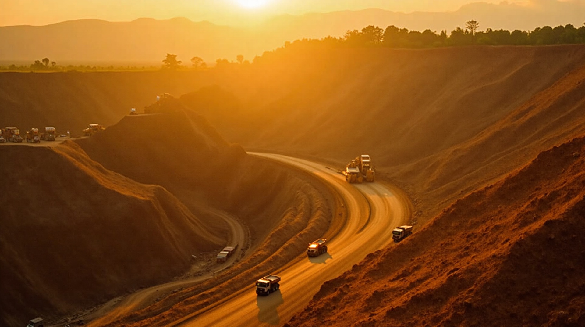 Mining operations in Ghana