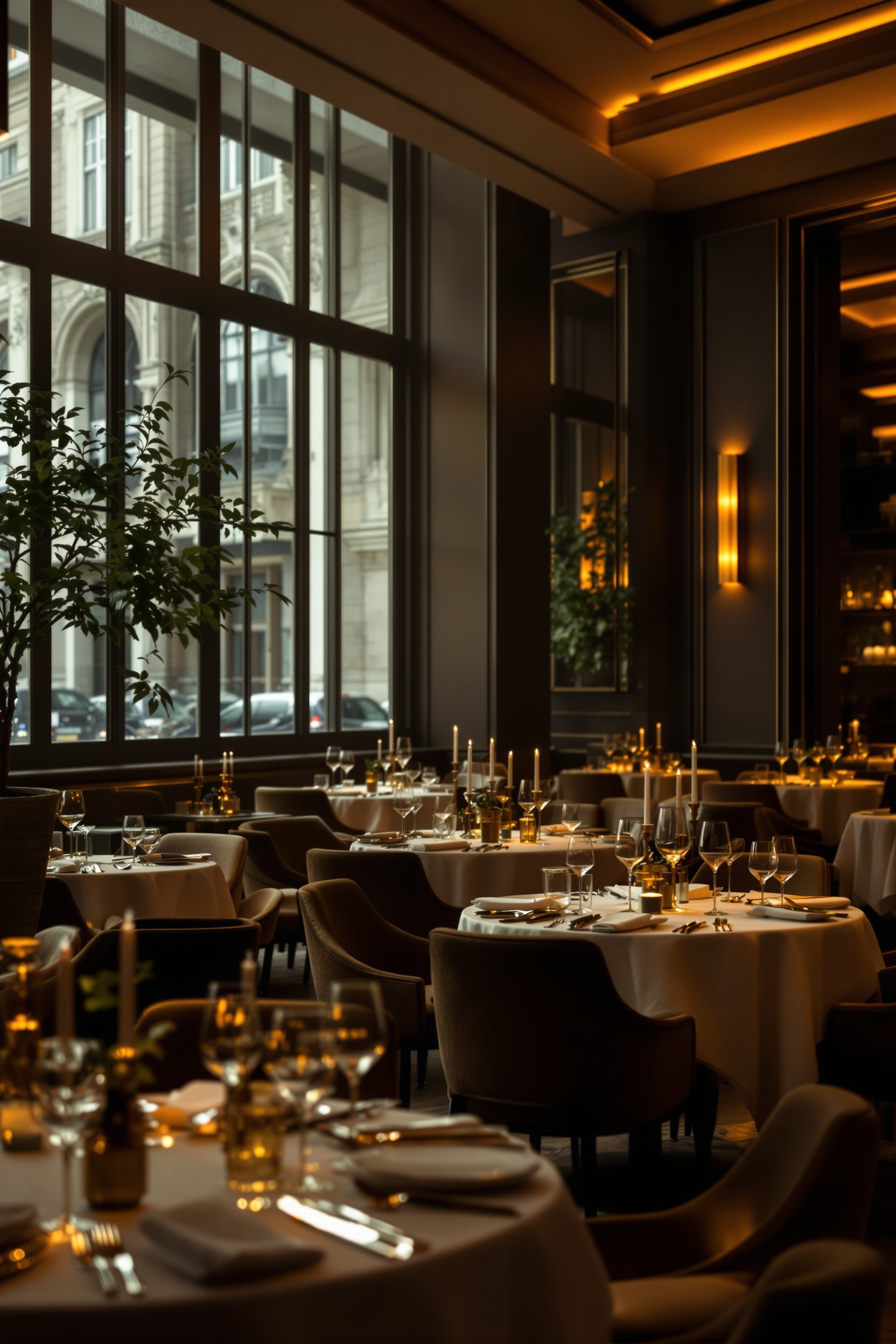 Luxury hospitality dining