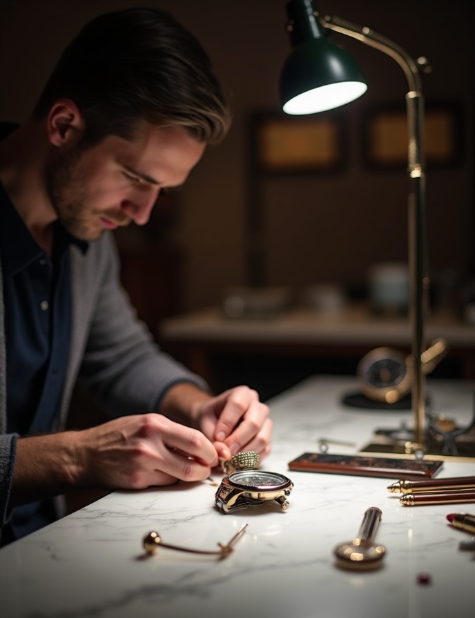 Master watchmakers at Your Time Studio Your Time Studio workshop - luxury watch craftsmanship
