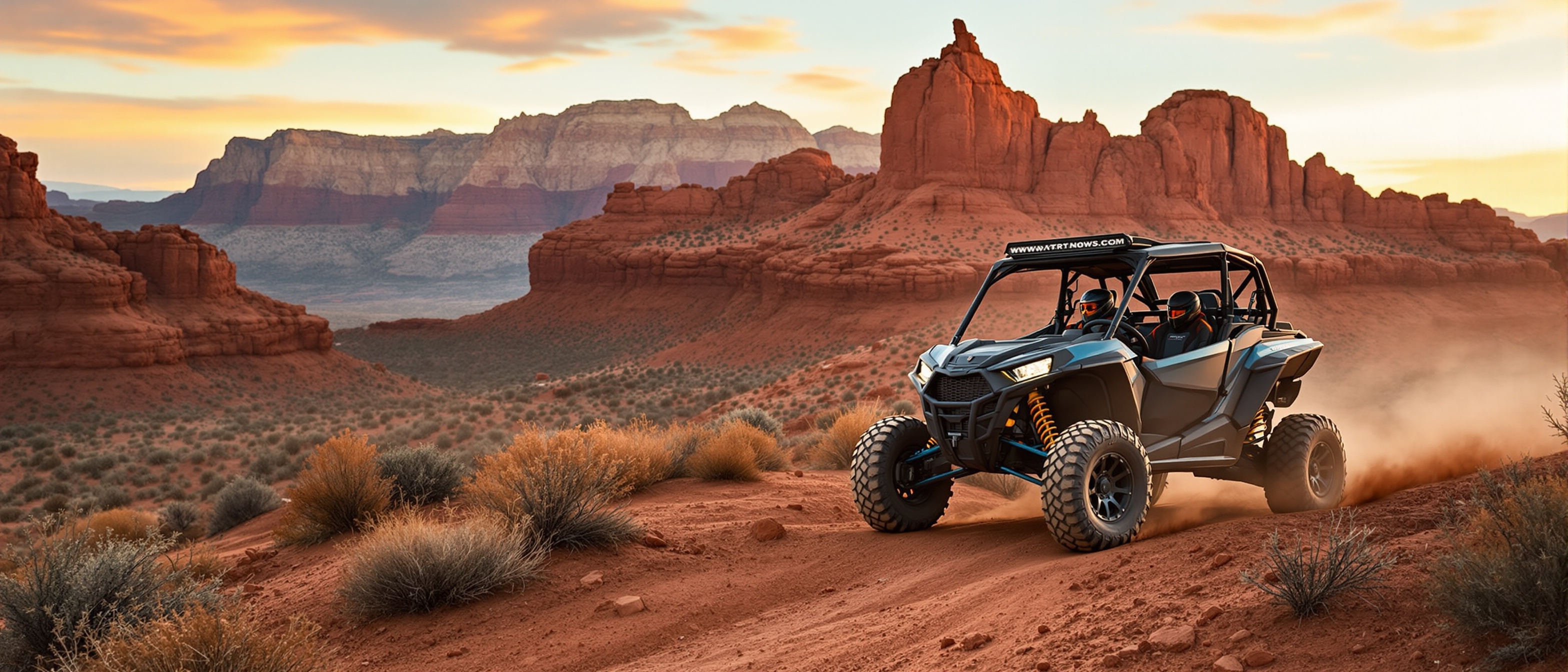 UTV on a rugged mountain trail in Utah