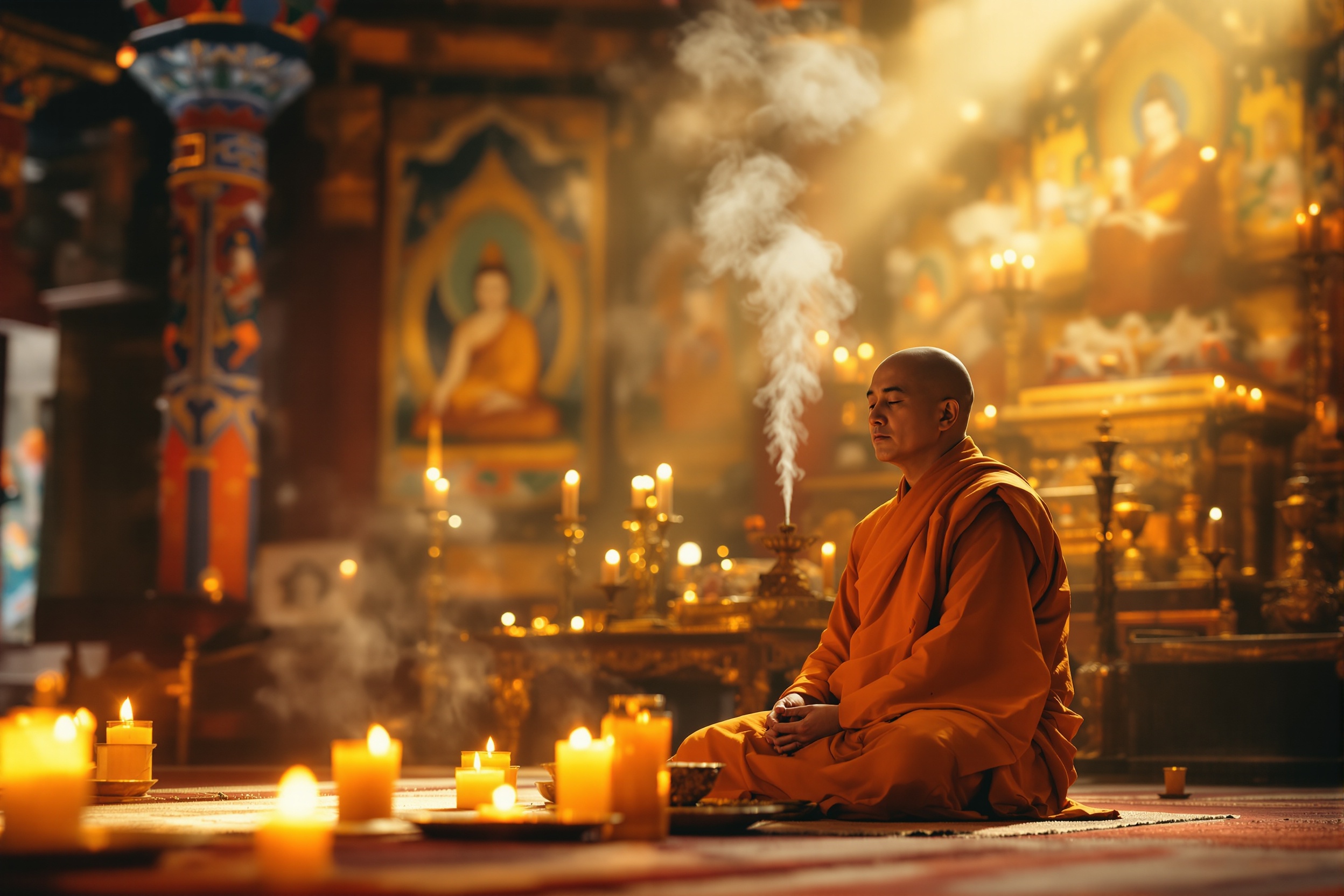 Dharma practice and meditation at GKDL Foundation Miami