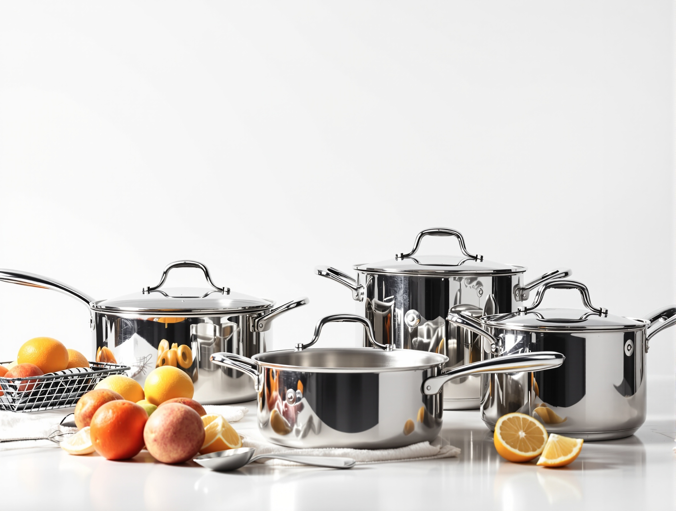 Premium Stainless Steel Cookware Set 12-Piece