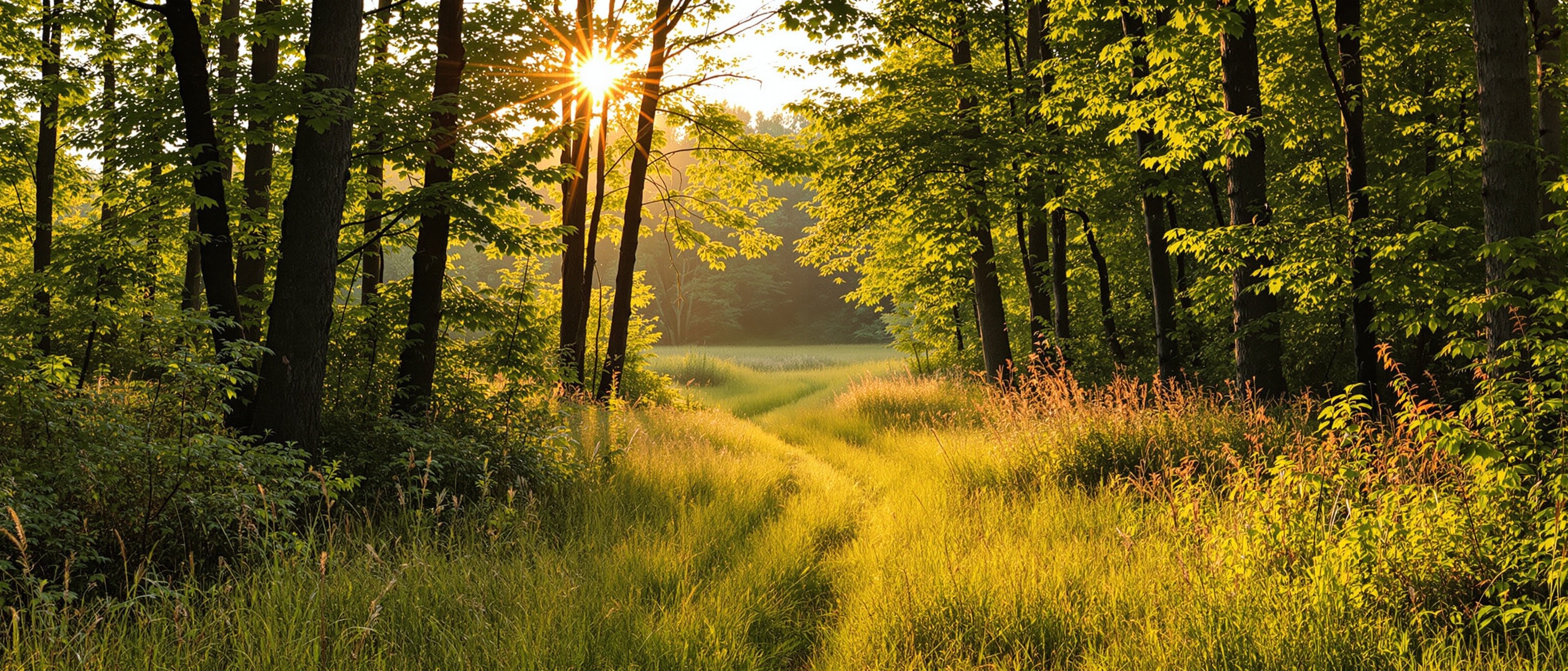 Whitetail deer habitat in Michigan