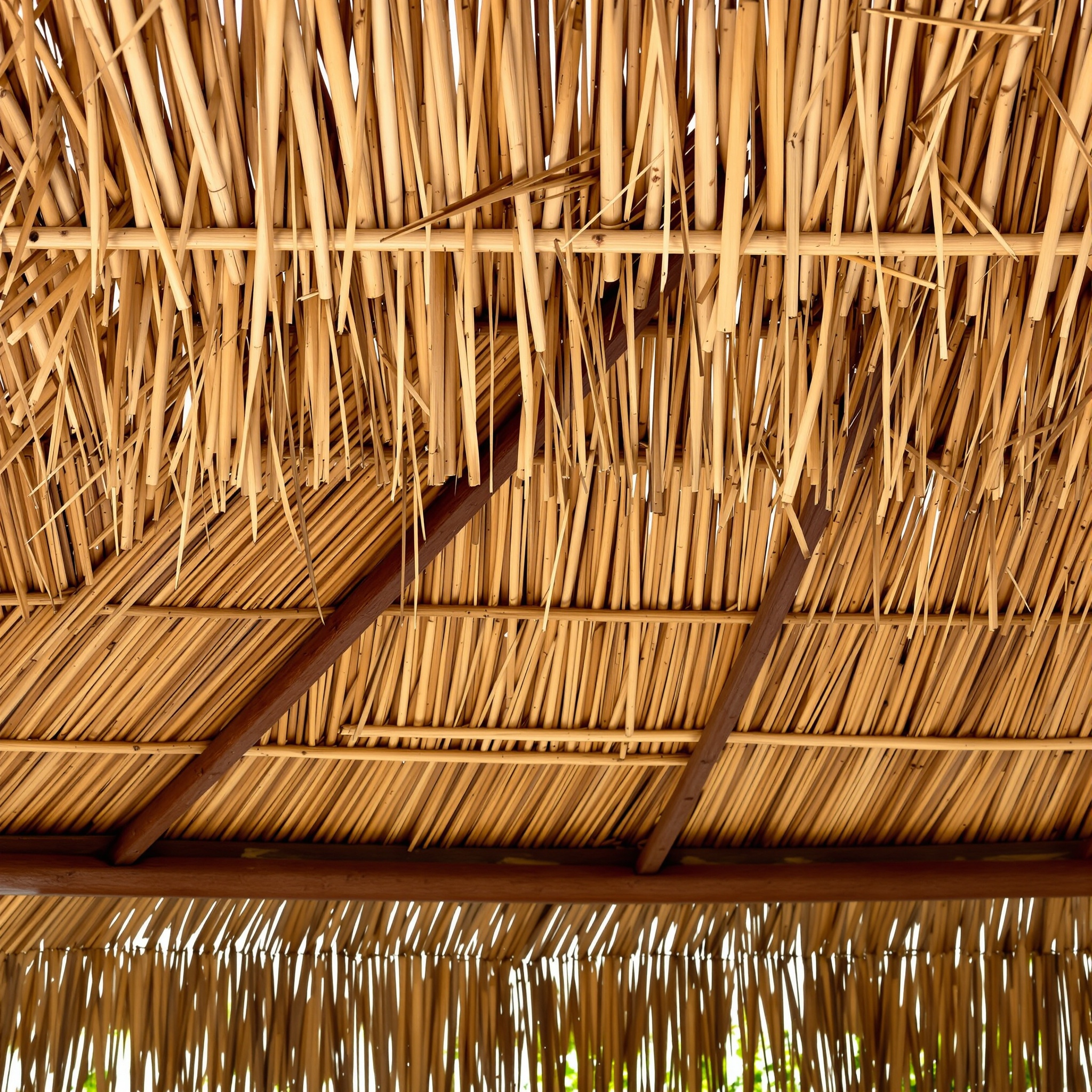 Doğal Bambu Çatı Kaplaması