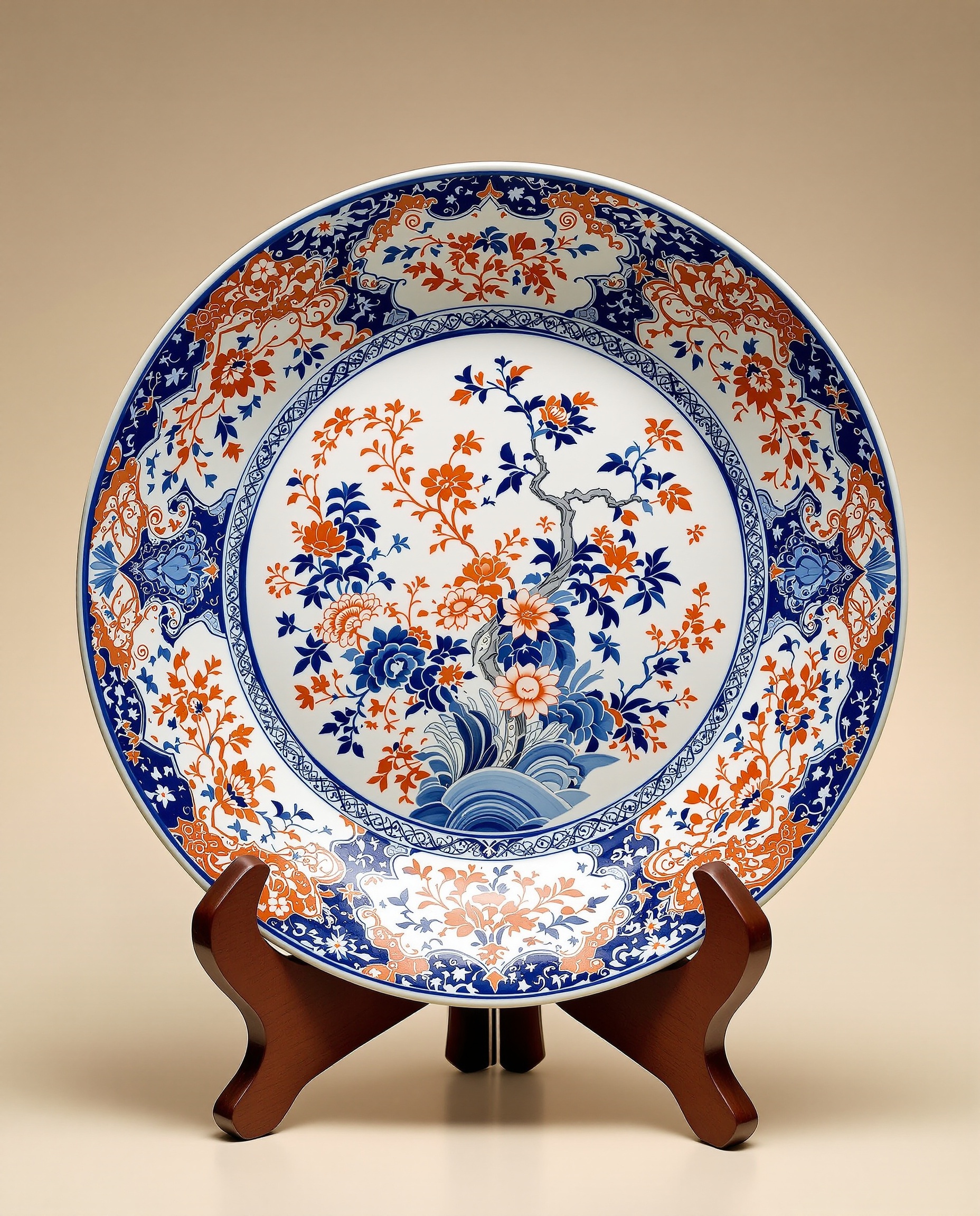 古伊万里 染付大皿