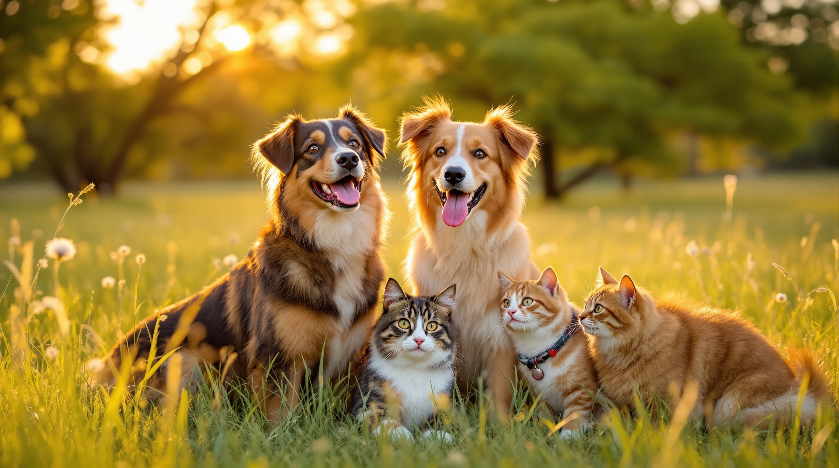 Rescued animals at Canyon Lake Animal Shelter