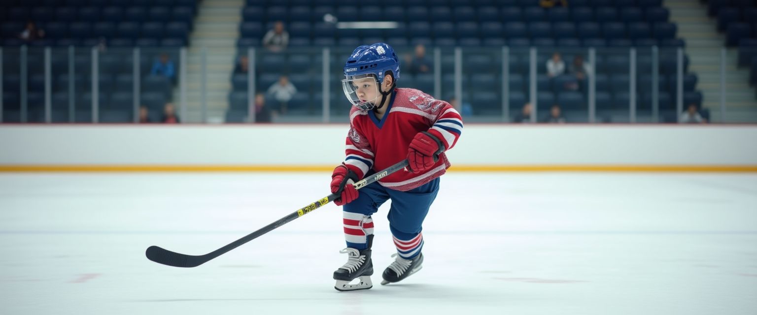 Child playing competitive sports