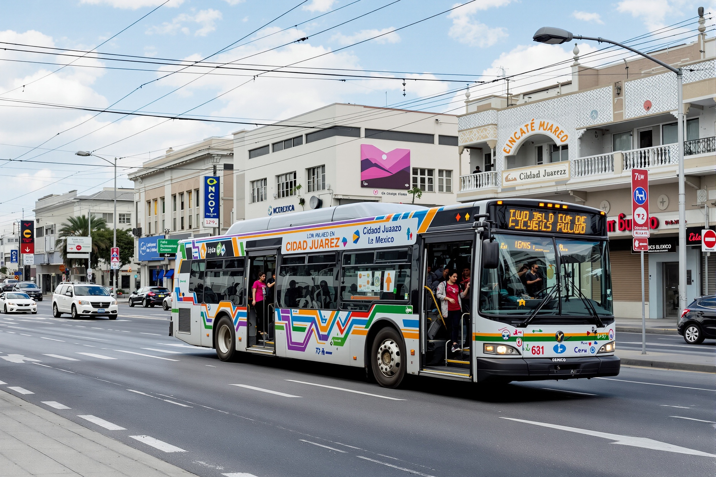 Public Buses in Ciudad Juárez