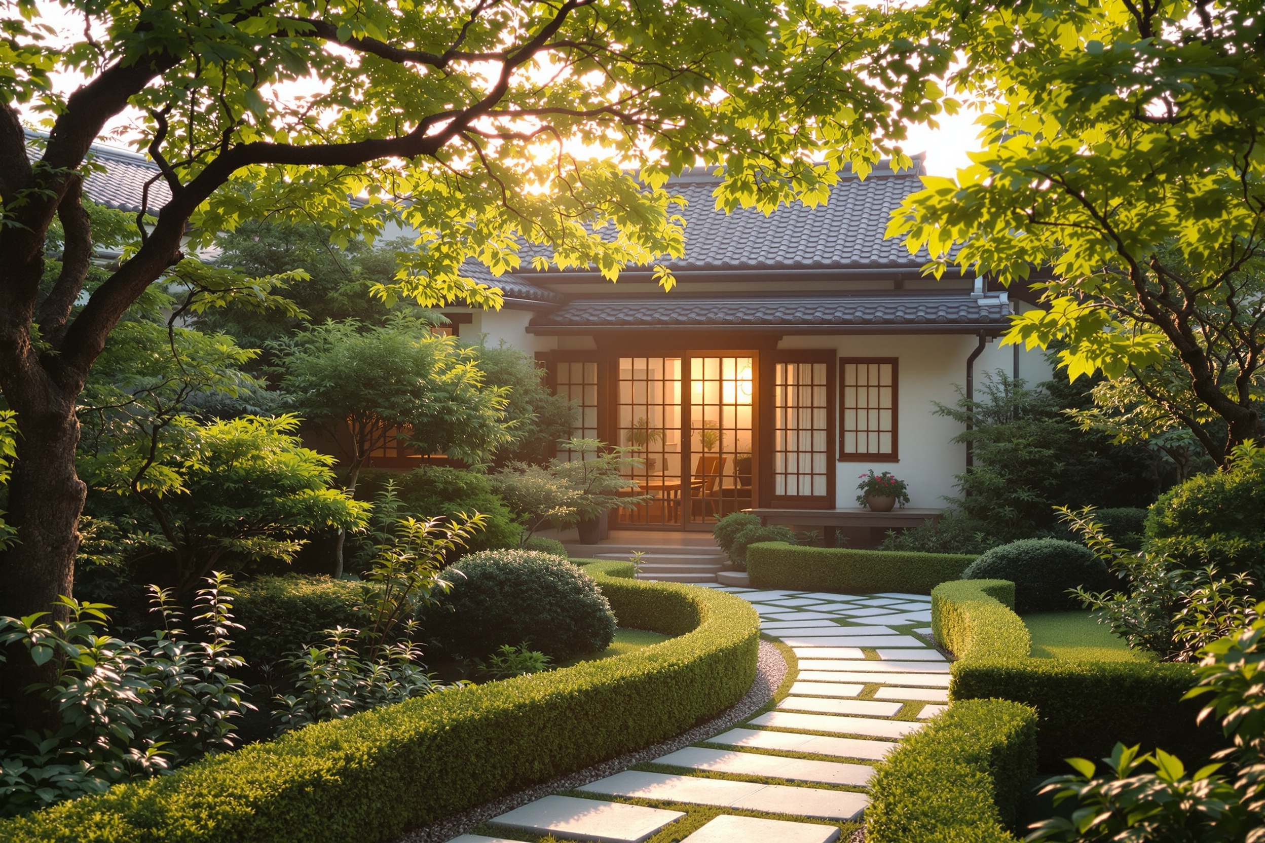 岡山県南部の住宅