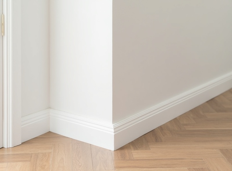 Detalle de rodapié instalado