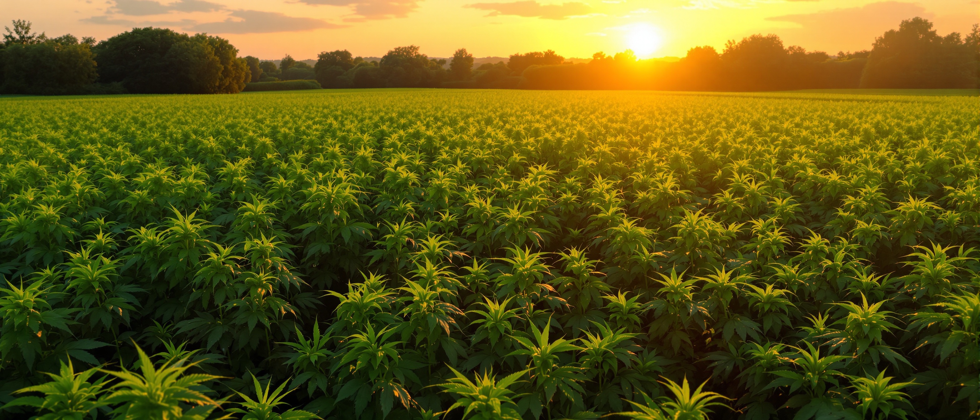 CBD Hemp Field