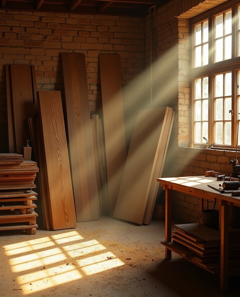 Our workshop — where every plank is prepared with care