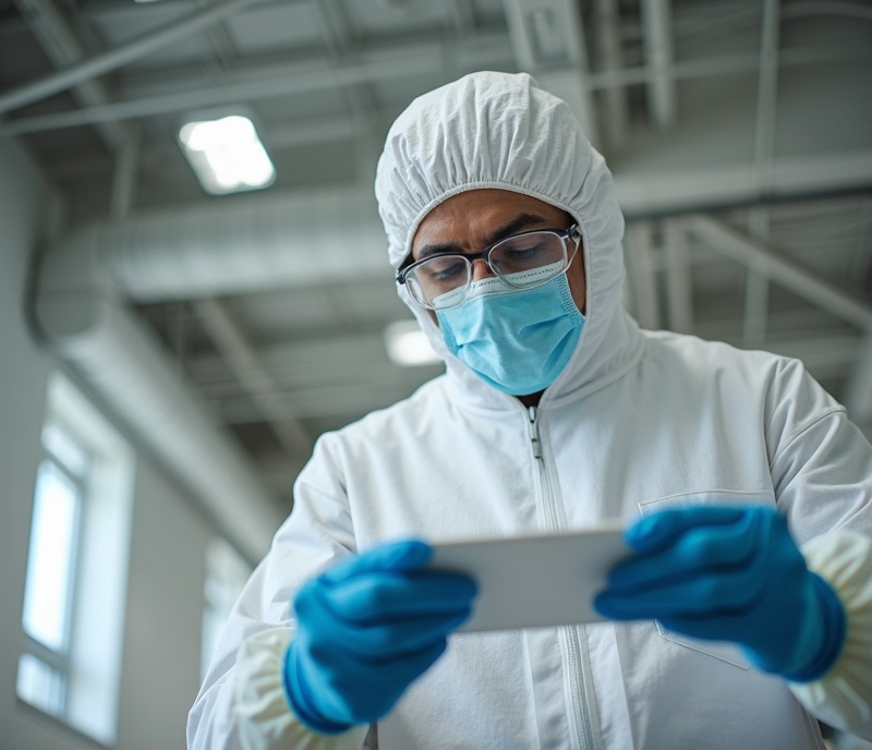 석면 조사 현장