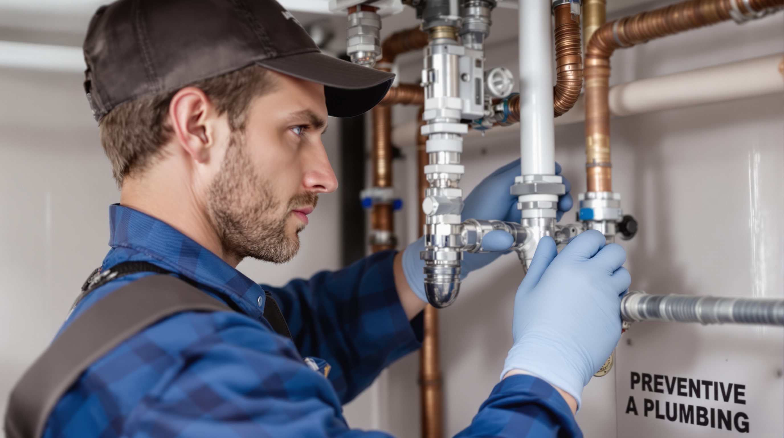 Preventative Maintenance for Your Plumbing System Preventative plumbing maintenance inspection in a Bensalem PA home