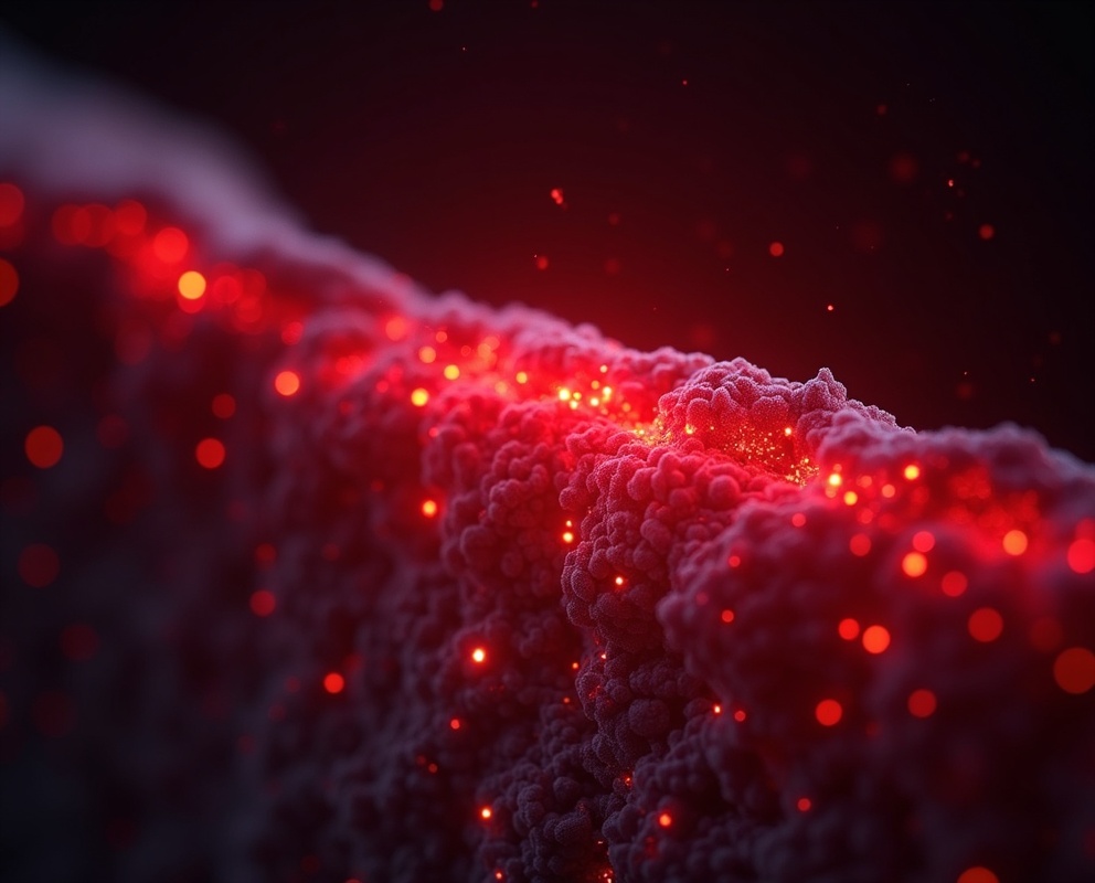 660 nm wavelength visualization