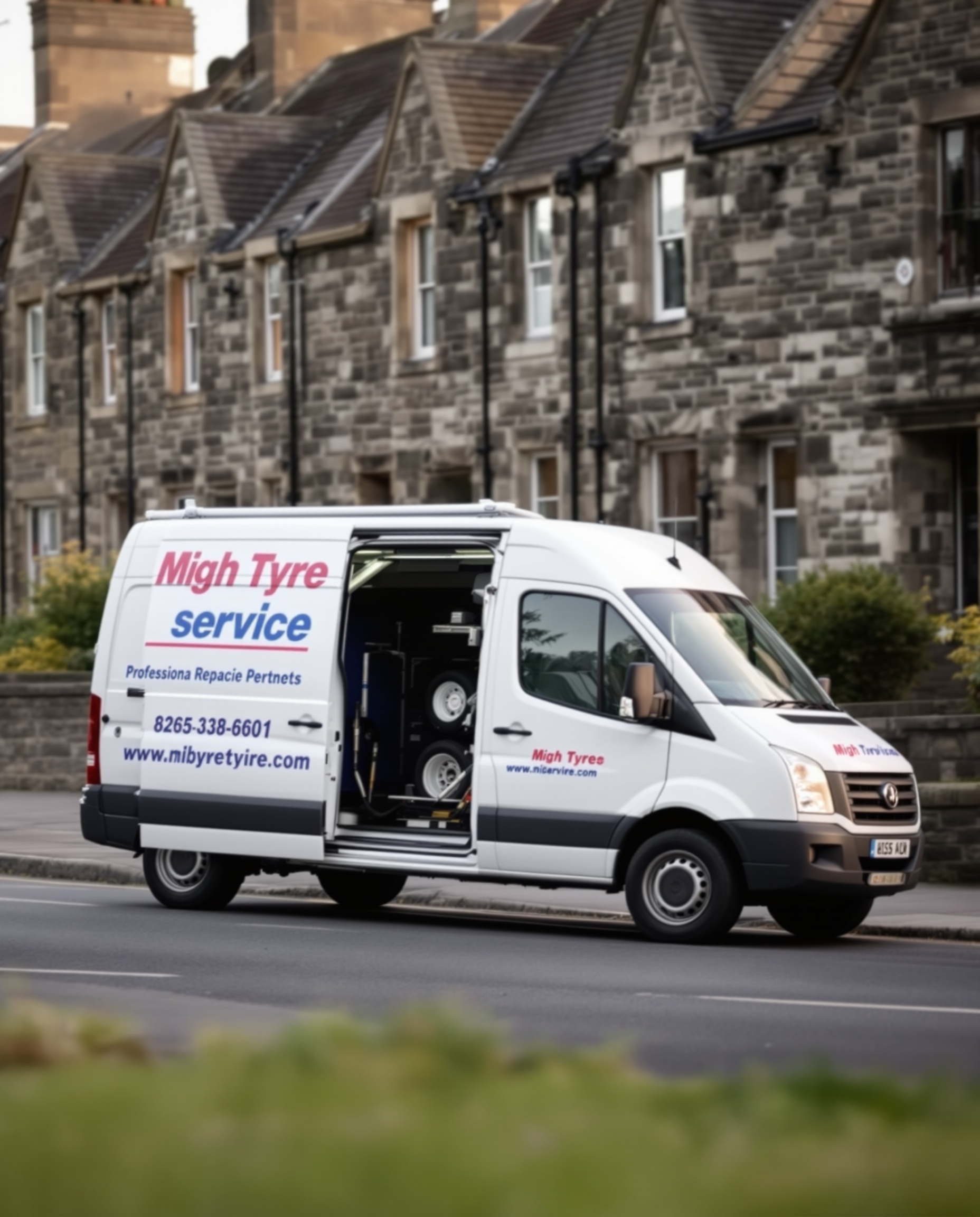 Aberdeen Mobile Tyre Guys service van
