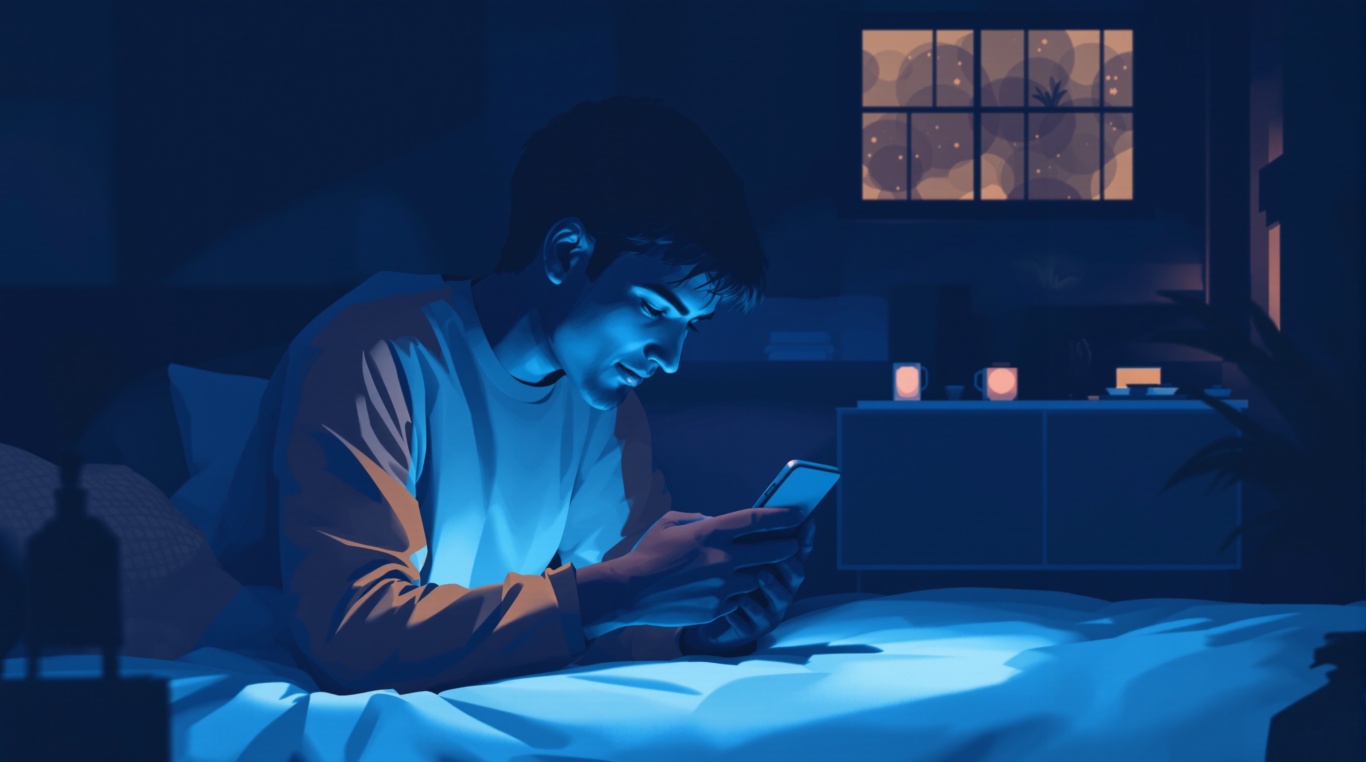 ブルーライトが肌と体内時計に与える影響