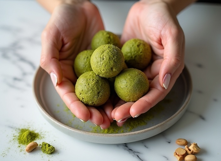 Bolitas de Energía de Matcha